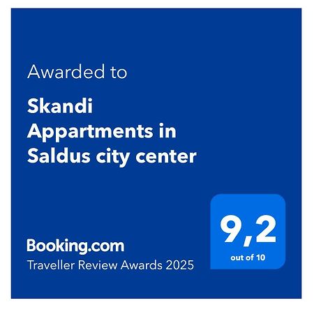 Skandi Appartments In Saldus City Center Eksteriør bilde