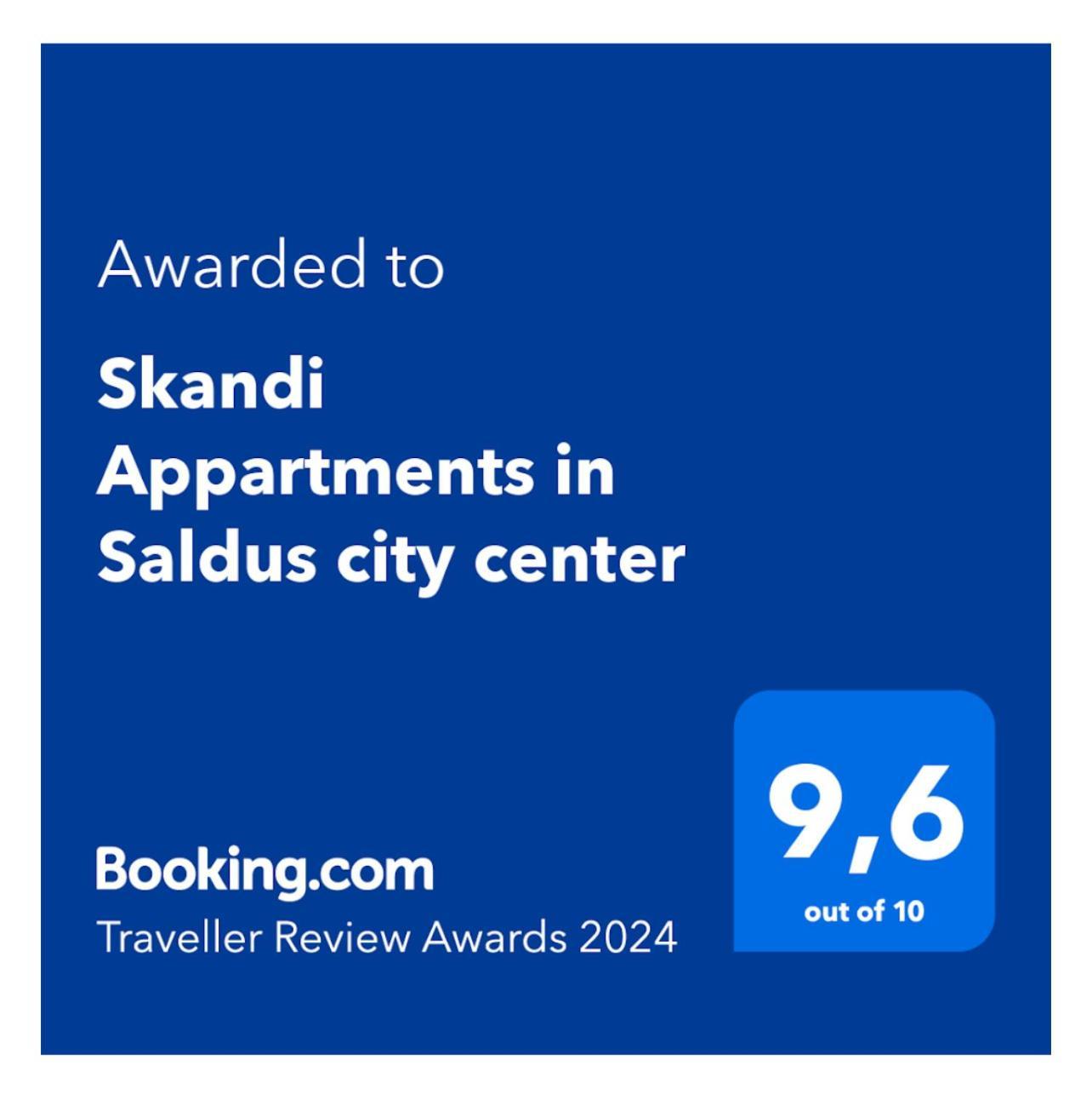 Skandi Appartments In Saldus City Center Eksteriør bilde
