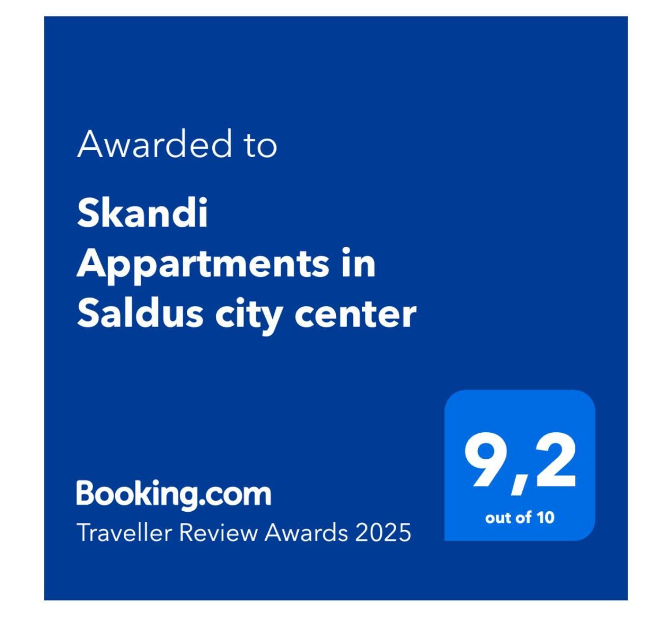 Skandi Appartments In Saldus City Center Eksteriør bilde